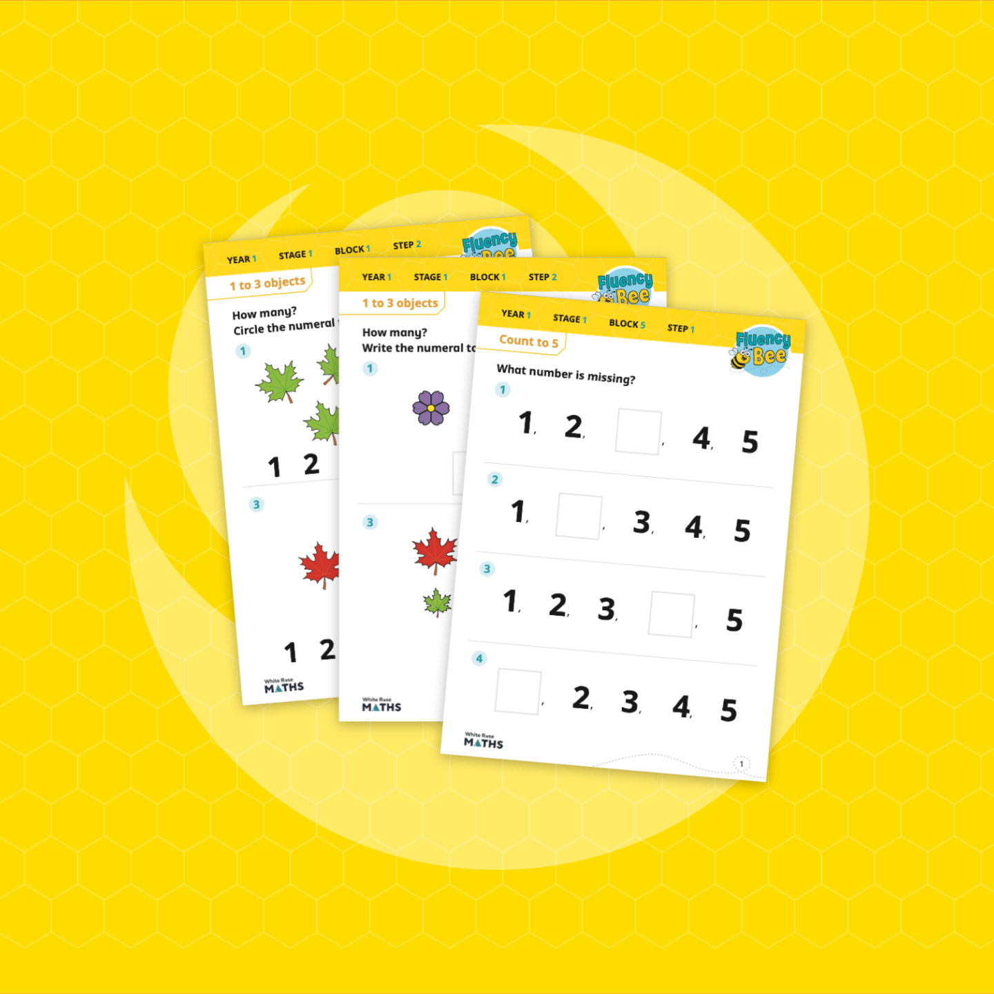 White Rose Fluency Bee workbooks Y1 — cover image